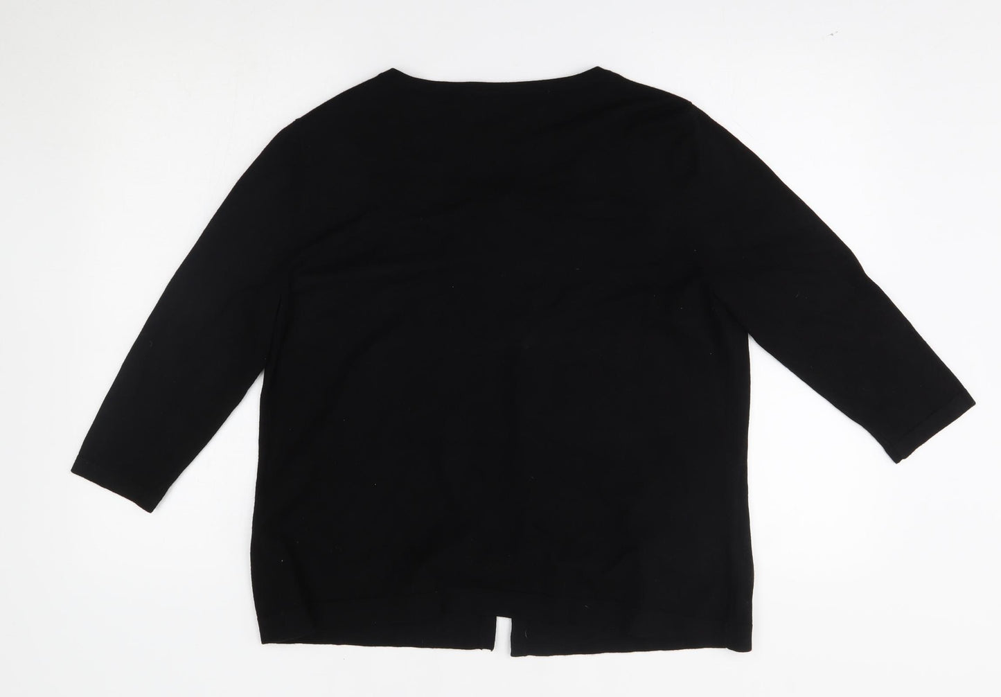 Your Sixth Sense Womens Black   Cardigan Jumper Size L