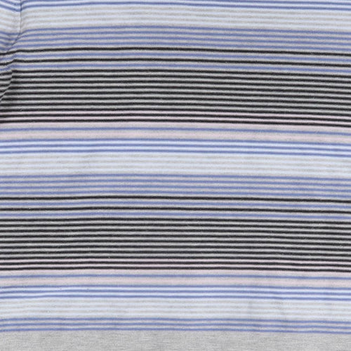 cc Womens Blue Striped  Pullover Jumper Size M