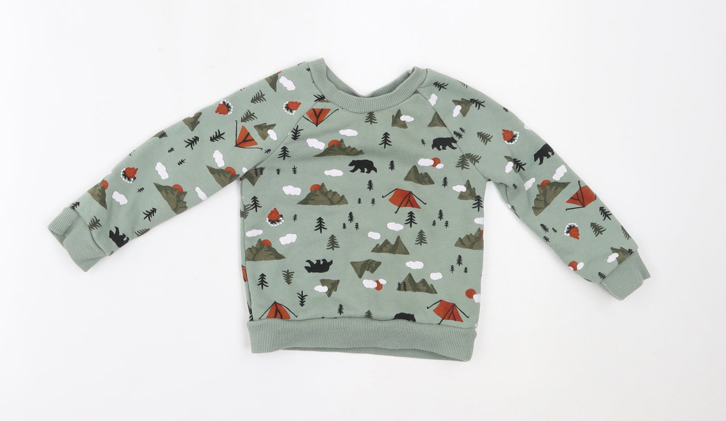 Primark Baby Green   Pullover Jumper Size 12-18 Months