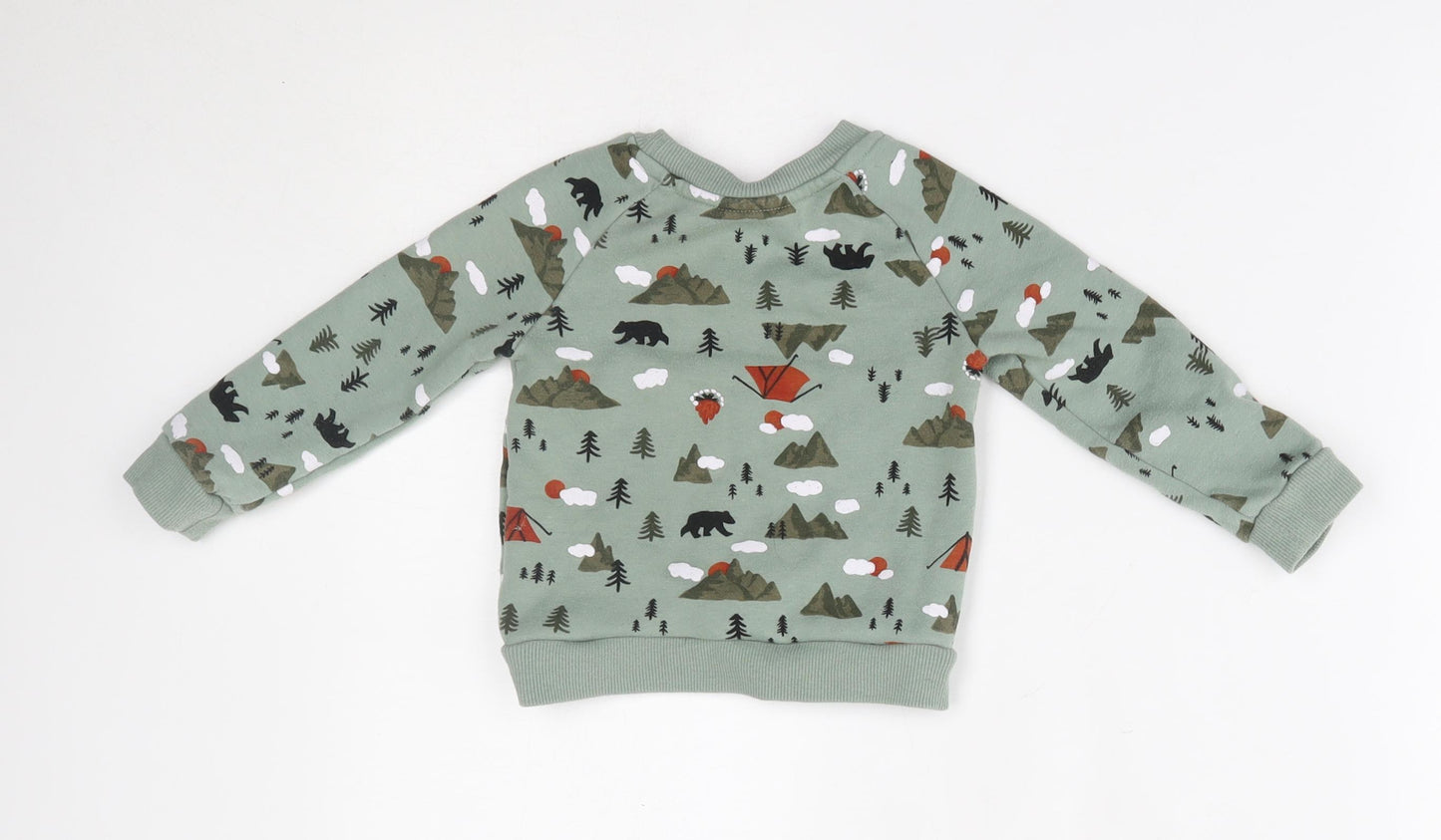 Primark Baby Green   Pullover Jumper Size 12-18 Months