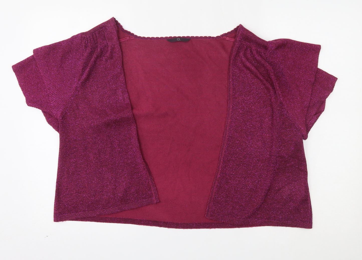 Evans Womens Purple   Shrug Jumper Size 24