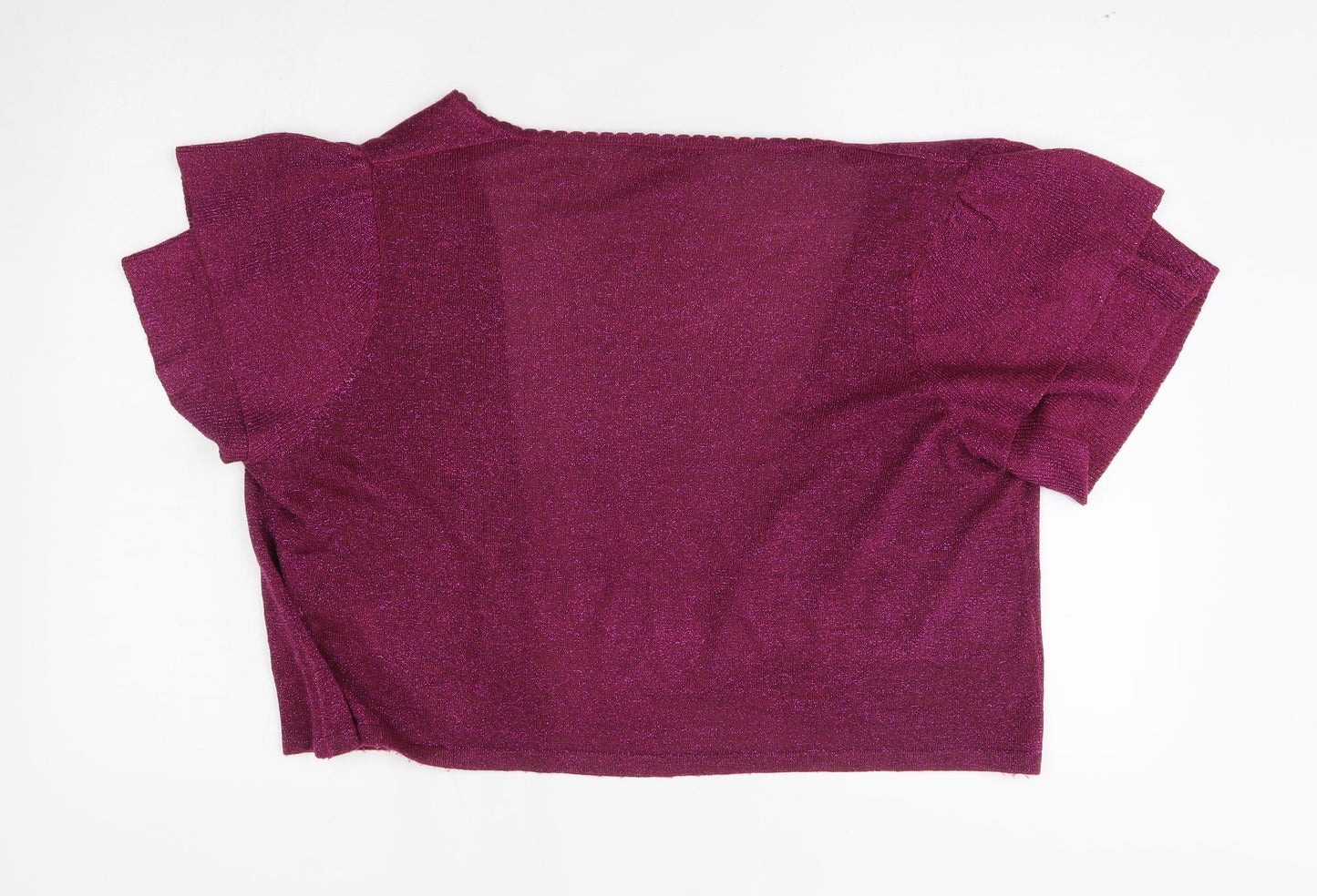 Evans Womens Purple   Shrug Jumper Size 24
