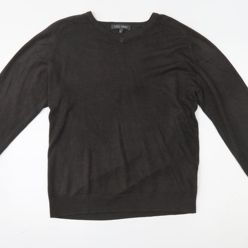 M&S Mens Grey   Pullover Jumper Size M