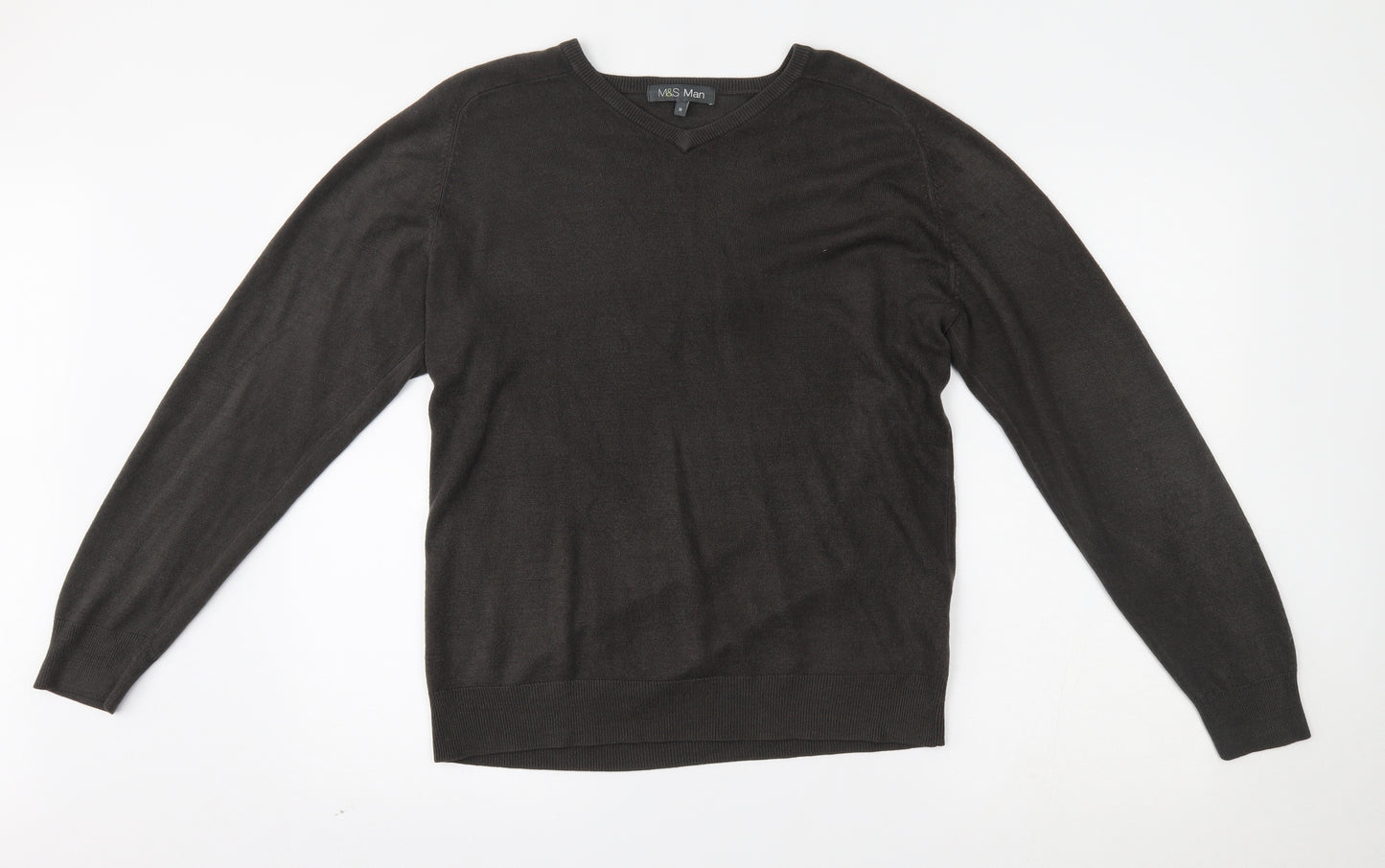 M&S Mens Grey   Pullover Jumper Size M