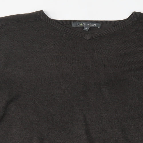 M&S Mens Grey   Pullover Jumper Size M