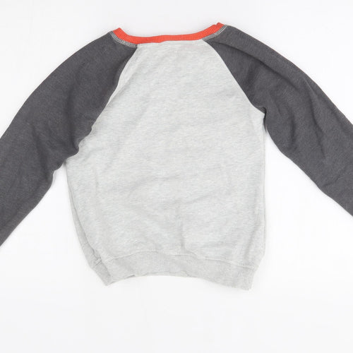 NEXT Girls Grey   Pullover Jumper Size 9 Years  - this is my happy face
