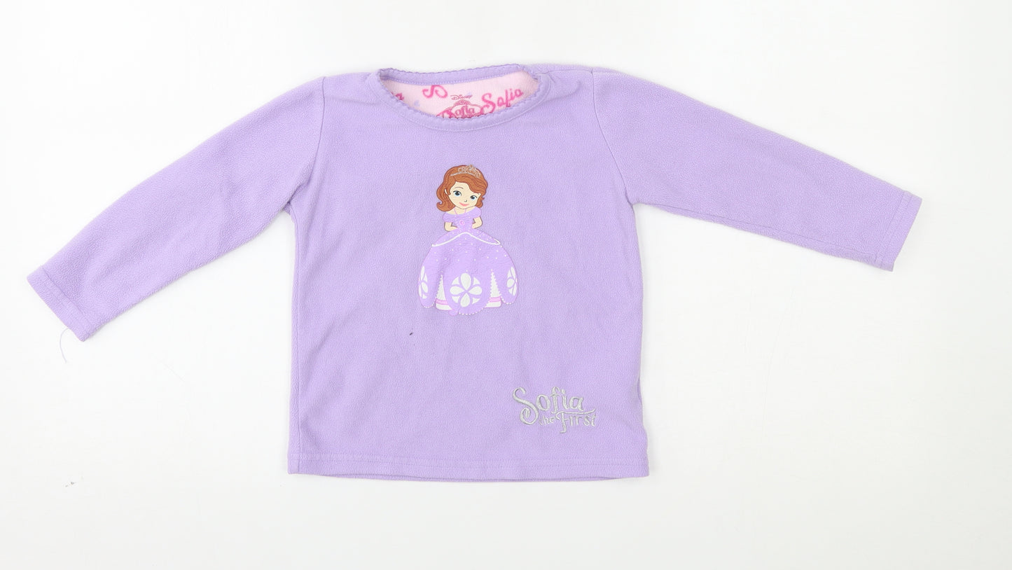 young dimensions Girls Purple   Pullover Jumper Size 3-4 Years  - loungewear