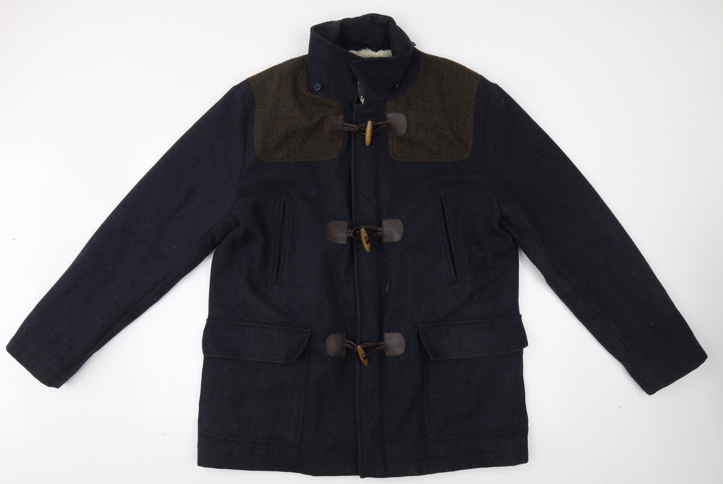 Matalan Mens Blue   Overcoat Coat Size XL