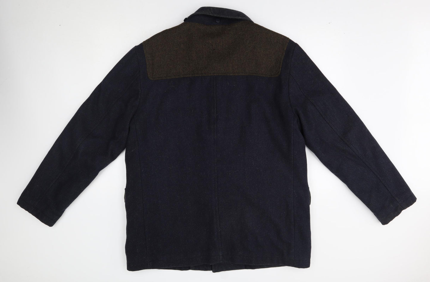 Matalan Mens Blue   Overcoat Coat Size XL