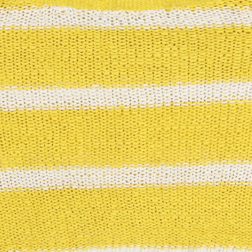 encuentro Womens Yellow Striped  Pullover Jumper Size M