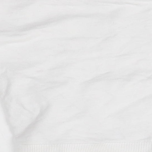 George Girls White   Pullover Sweatshirt Size 2-3 Years  - happy and cute