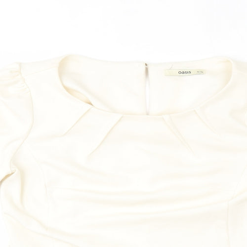 Oasis Womens Ivory   Pullover Jumper Size 10