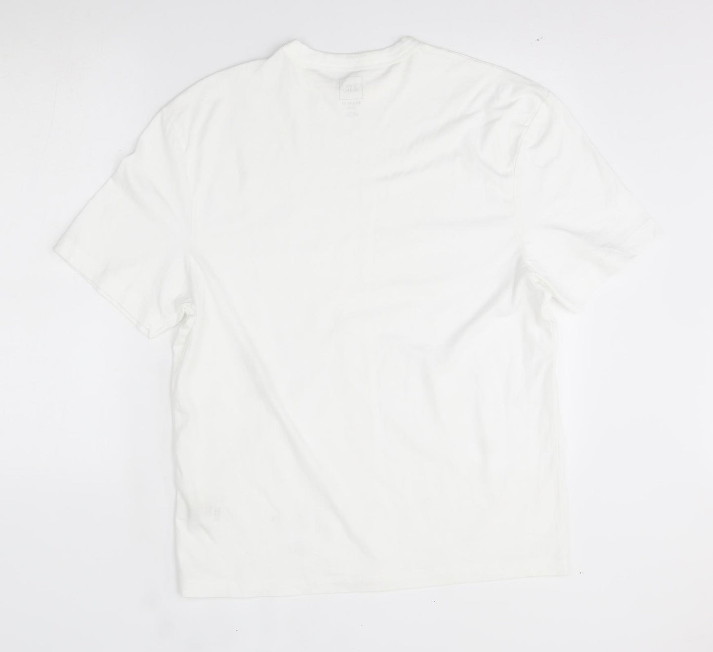 River Island Mens White    T-Shirt Size M