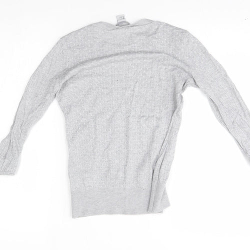 H&M Womens Grey   Pullover Jumper Size S