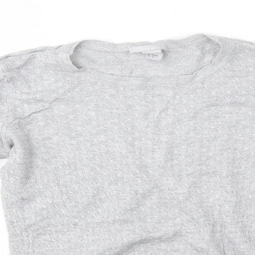 H&M Womens Grey   Pullover Jumper Size S