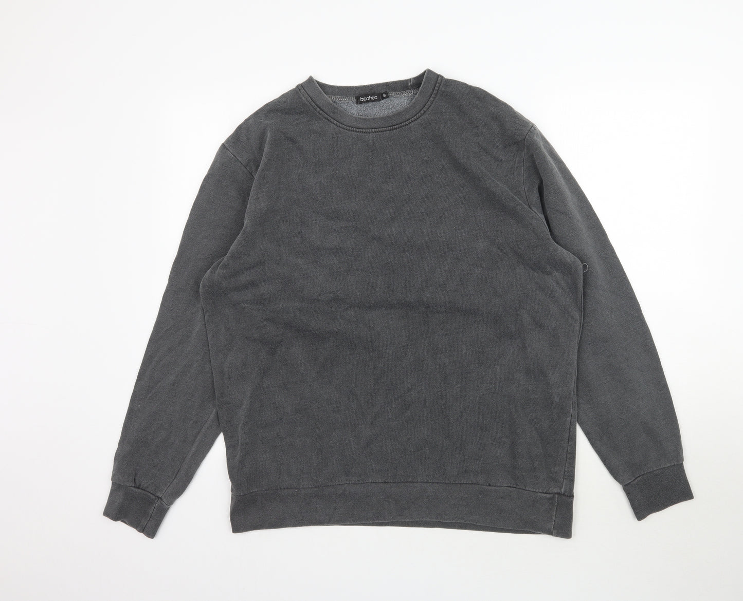 Boohoo Mens Grey   Pullover Sweatshirt Size M