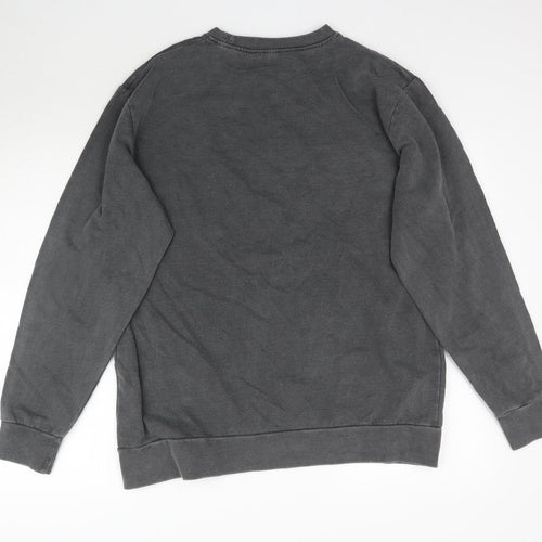 Boohoo Mens Grey   Pullover Sweatshirt Size M