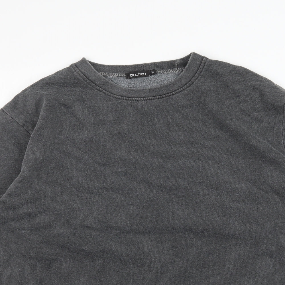 Boohoo Mens Grey   Pullover Sweatshirt Size M