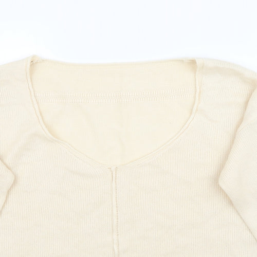 SheIn Womens Ivory   Pullover Jumper Size M