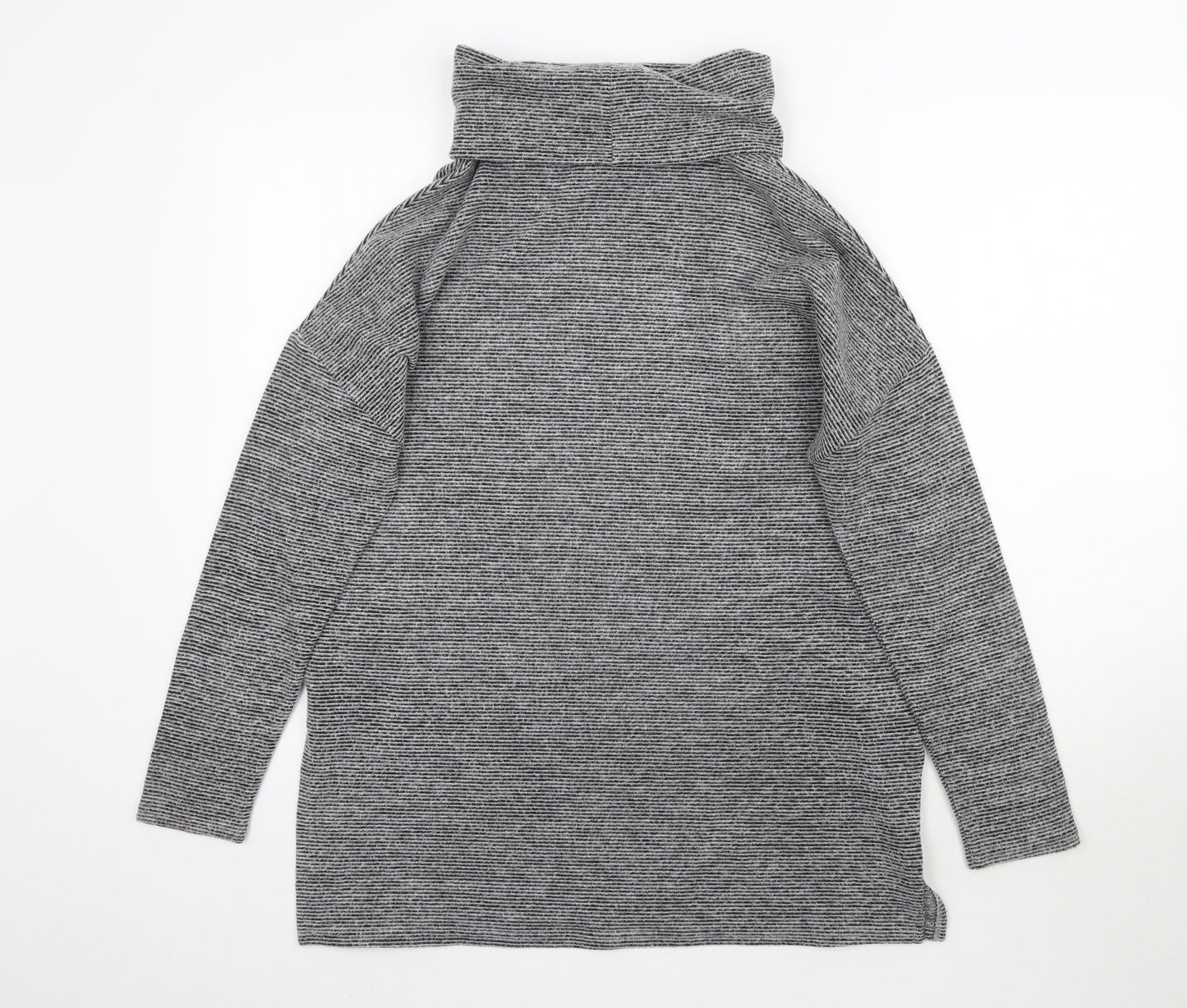 New Look Womens Grey  Knit Pullover Jumper Size M