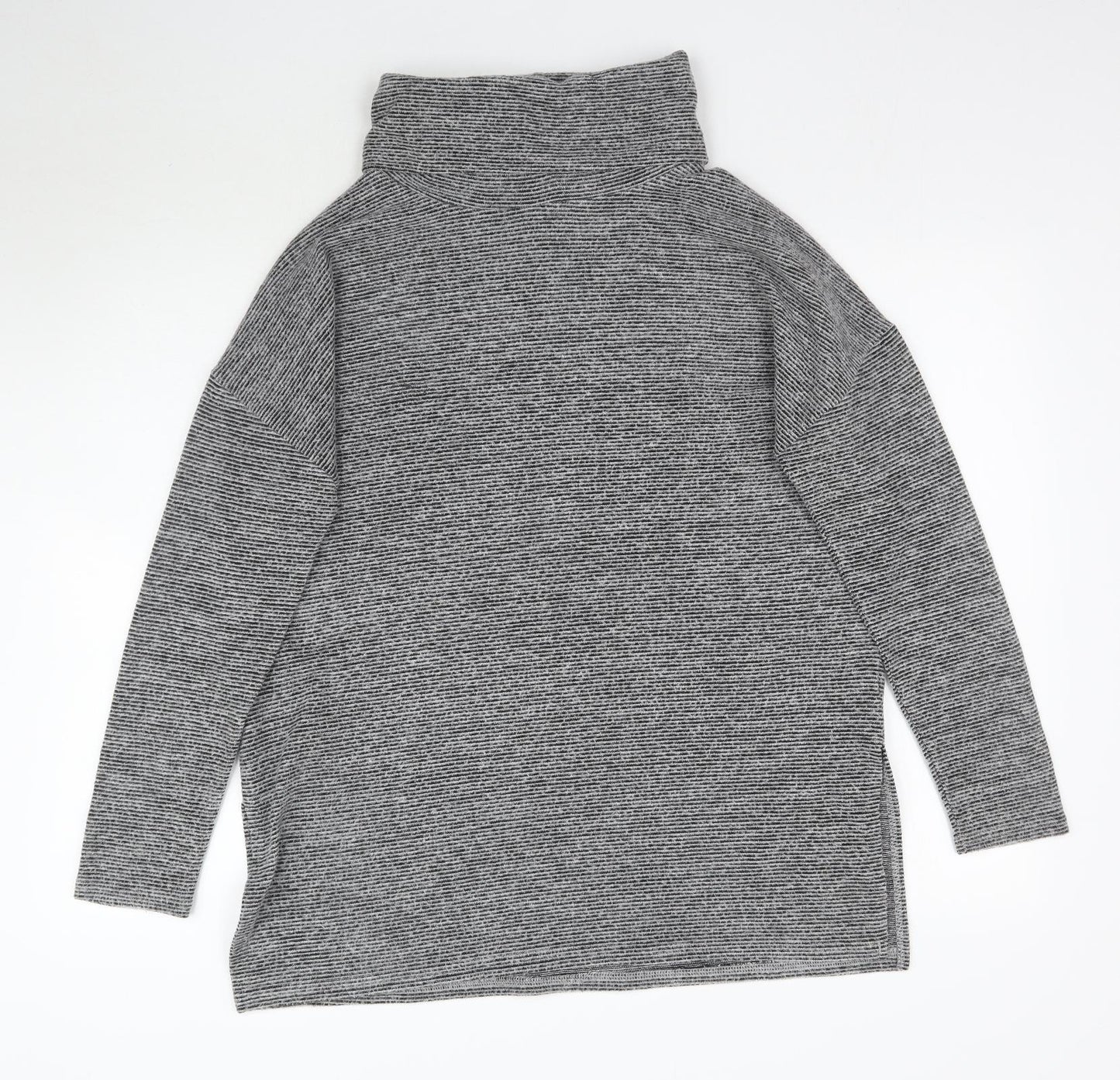New Look Womens Grey  Knit Pullover Jumper Size M