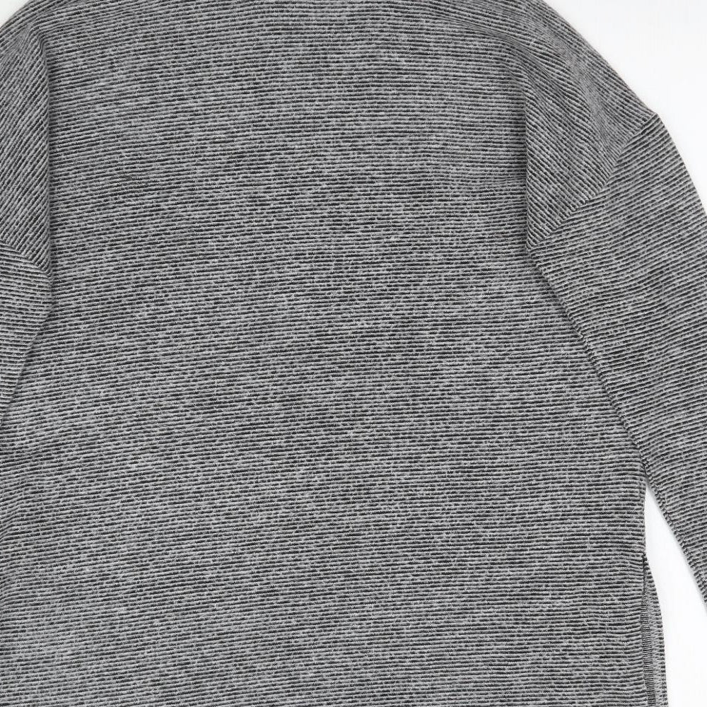 New Look Womens Grey  Knit Pullover Jumper Size M