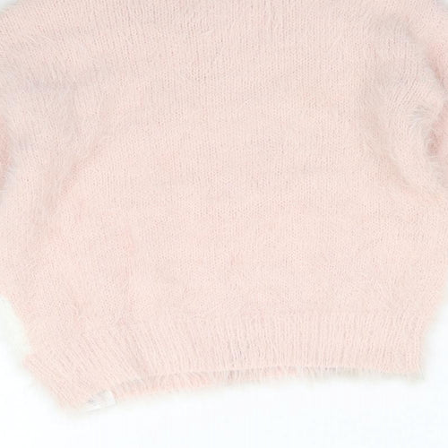 F&F Girls Pink  Knit Pullover Jumper Size 18-24 Months  - Unicorn