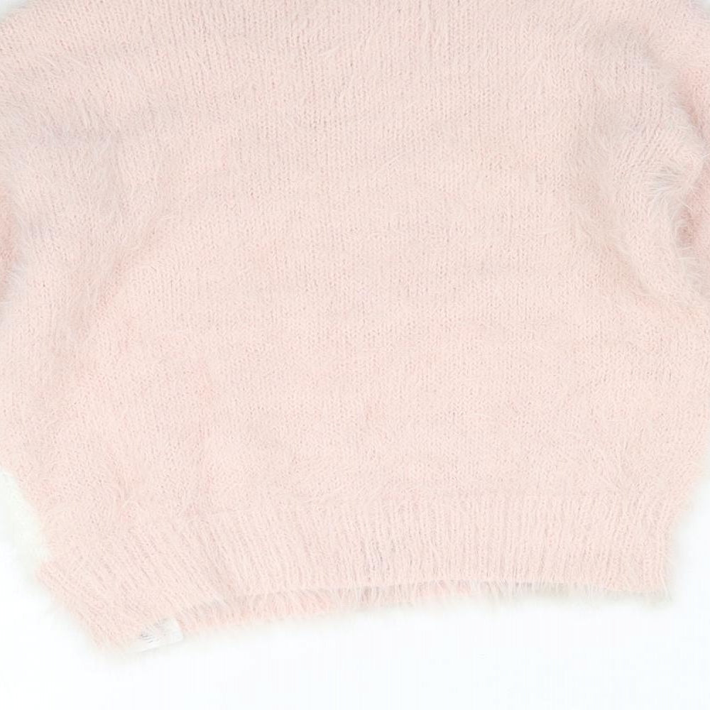 F&F Girls Pink  Knit Pullover Jumper Size 18-24 Months  - Unicorn