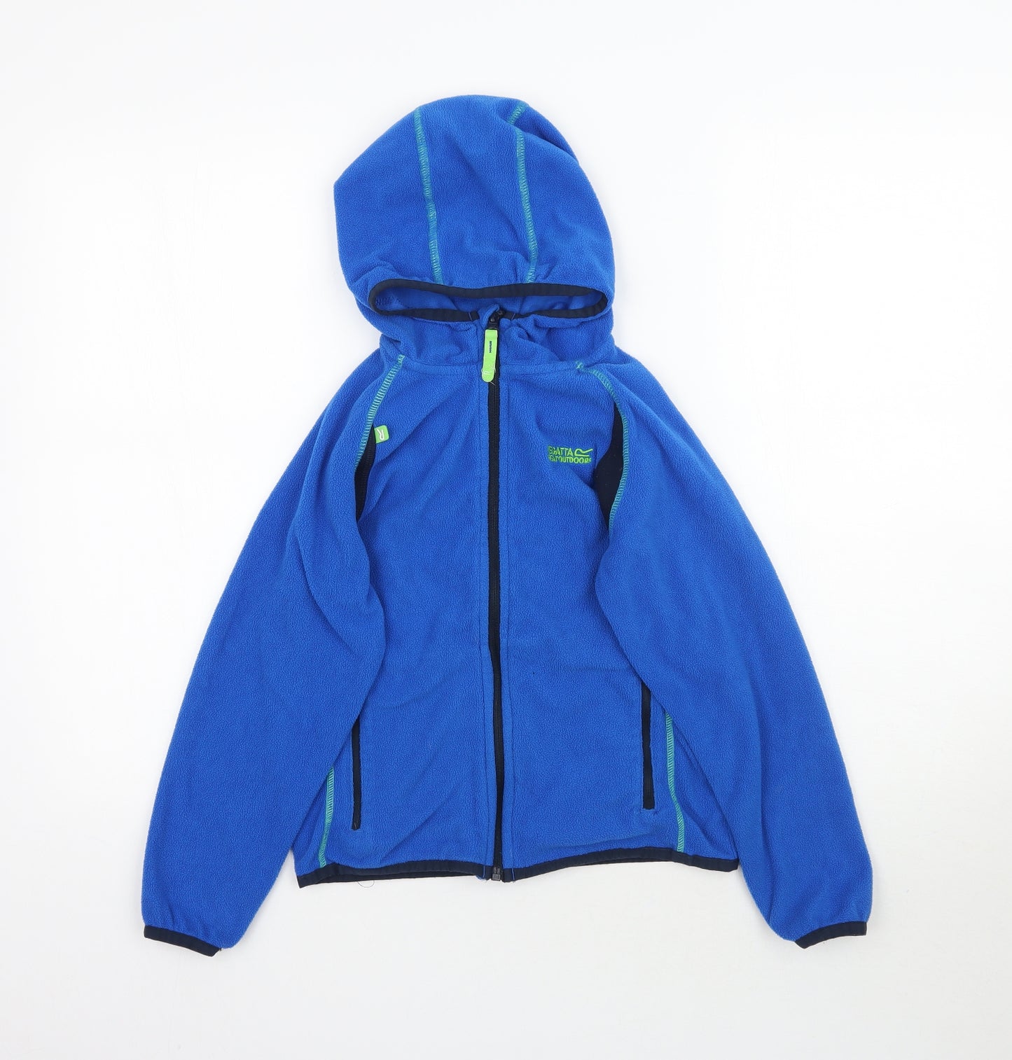 Regatta Boys Blue  Fleece Full Zip Hoodie Size 9-10 Years