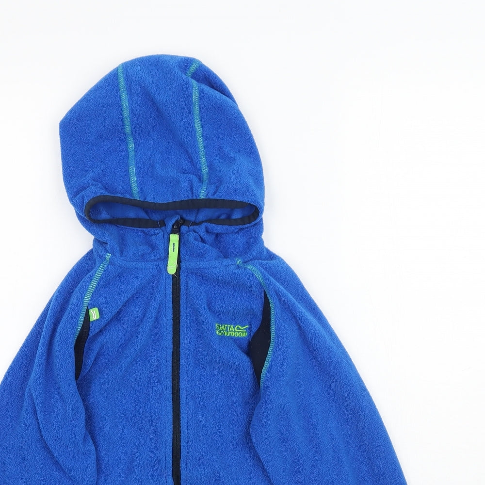 Regatta Boys Blue  Fleece Full Zip Hoodie Size 9-10 Years