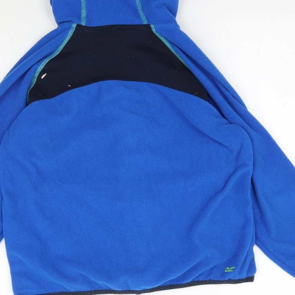 Regatta Boys Blue  Fleece Full Zip Hoodie Size 9-10 Years