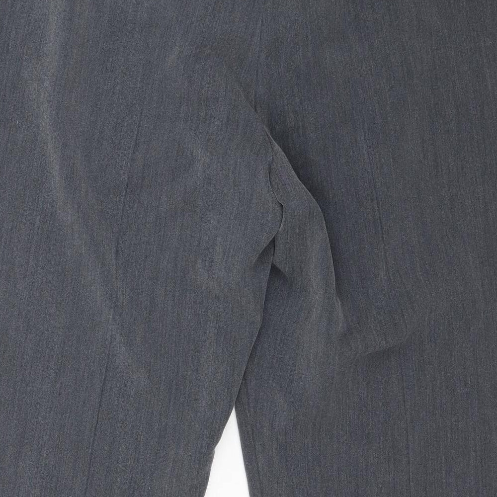 Bm Collection Womens Grey   Trousers  Size 20 L25 in