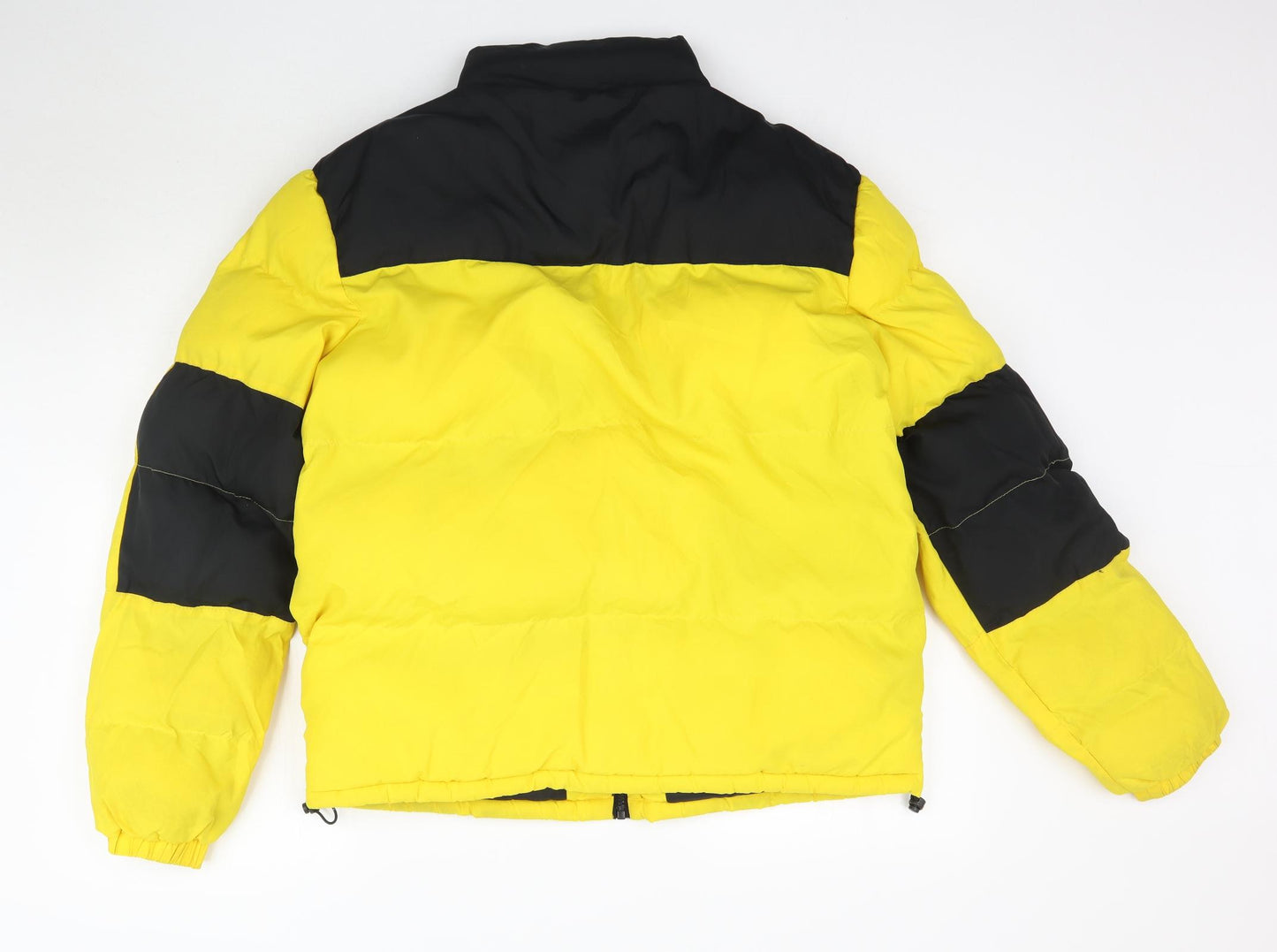 Brave Soul Mens Yellow   Puffer Jacket Coat Size XL