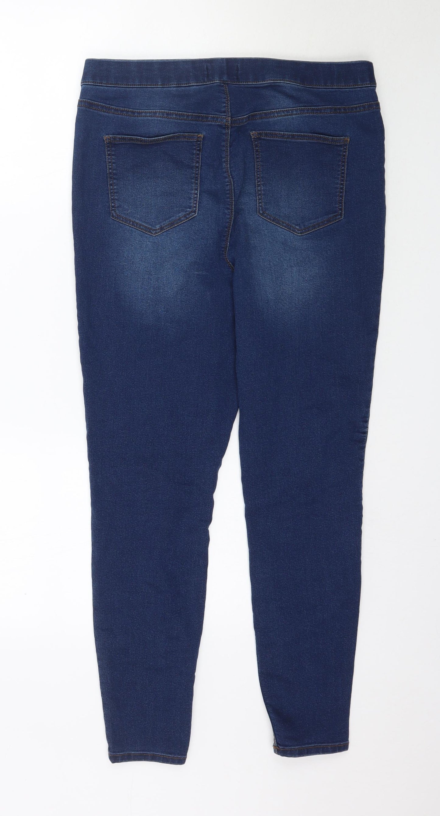 Matalan Womens Blue  Denim Jegging Jeans Size 14 L27 in