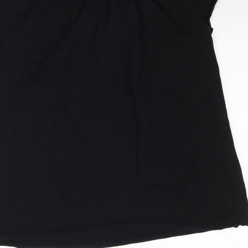 Peacocks Womens Black   Basic Blouse Size 12