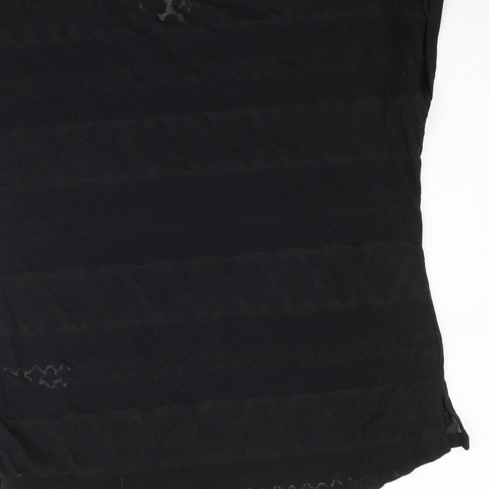 Marks and Spencer Womens Black   Basic T-Shirt Size 16