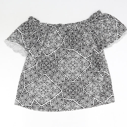 Primark Womens Black   Basic Blouse Size 16