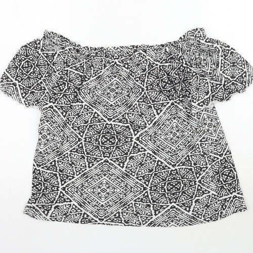 Primark Womens Black   Basic Blouse Size 16