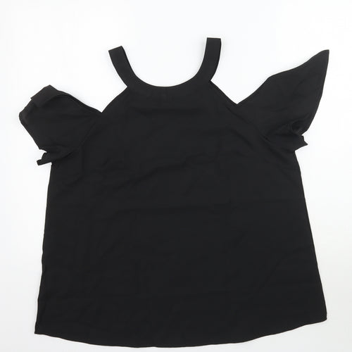 Avon Womens Black   Basic Blouse Size 14