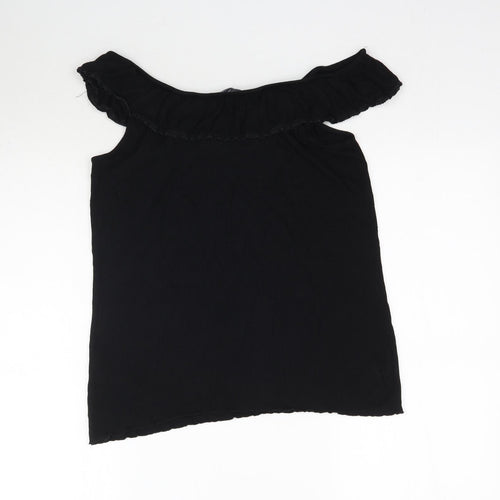 Dorothy Perkins Womens Black   Basic Blouse Size 16