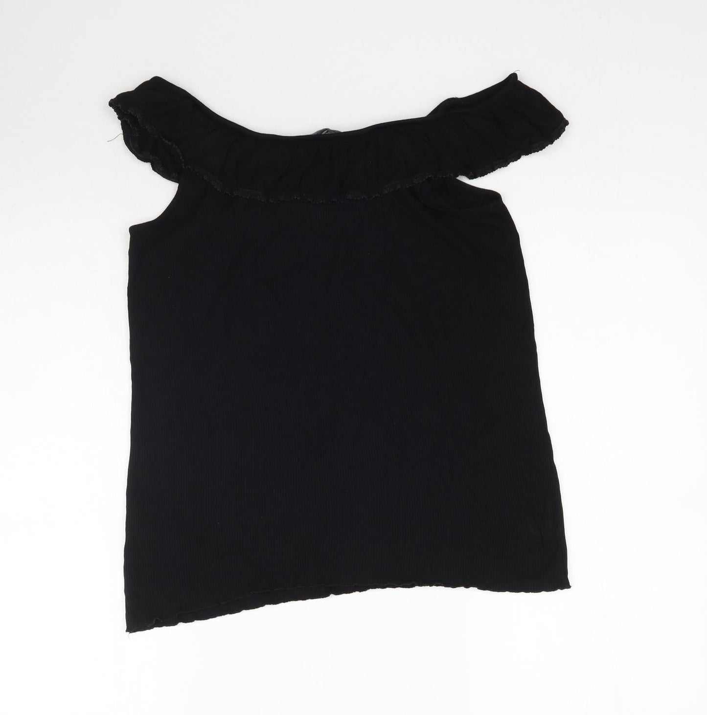 Dorothy Perkins Womens Black   Basic Blouse Size 16