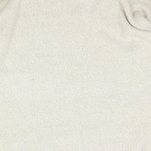 New Look Womens Beige  Knit Pullover Jumper Size S
