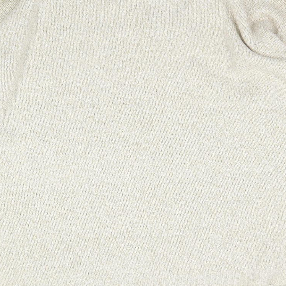 New Look Womens Beige  Knit Pullover Jumper Size S