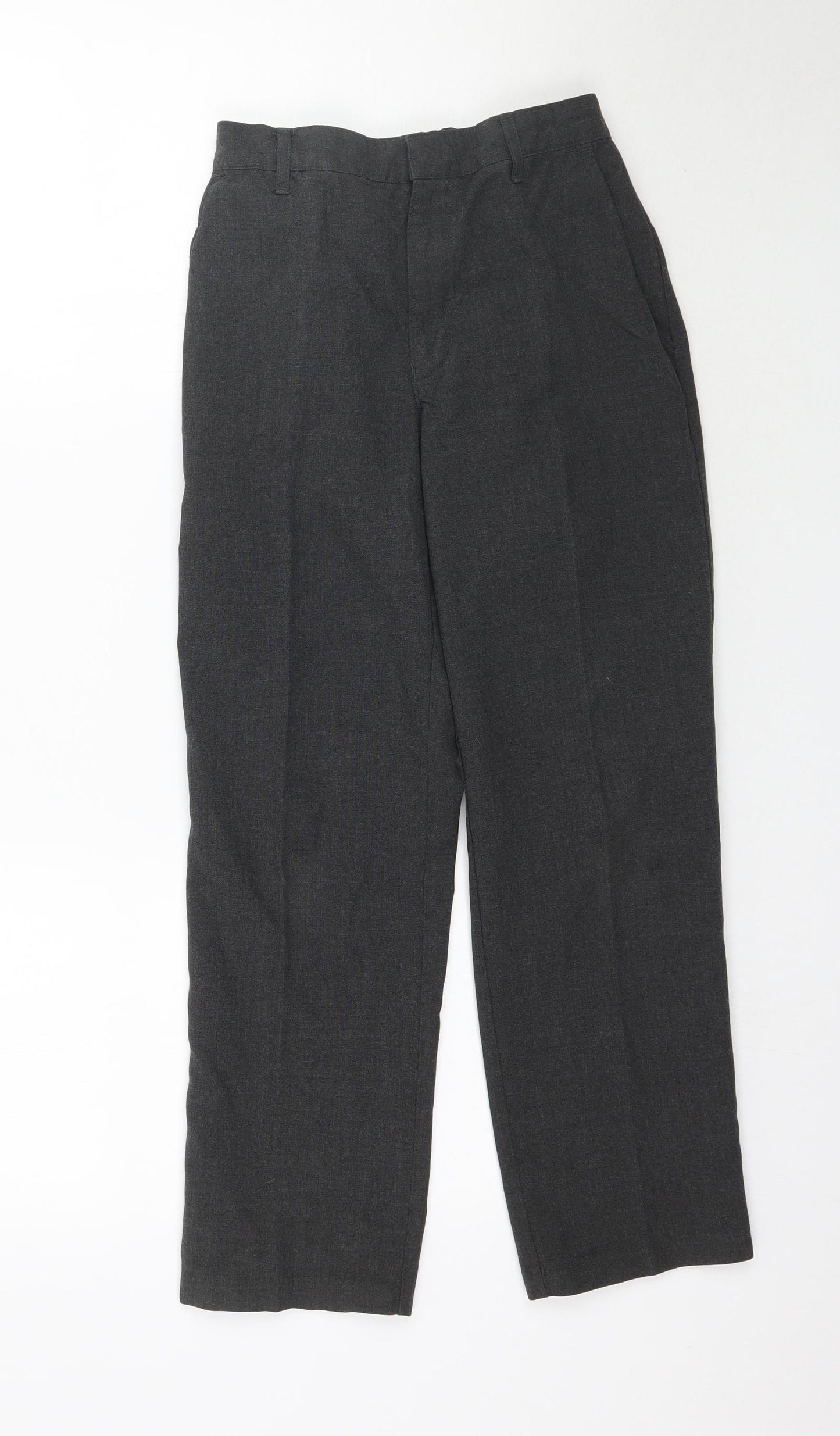 Marks and Spencer Boys Grey    Trousers Size 10-11 Years - School