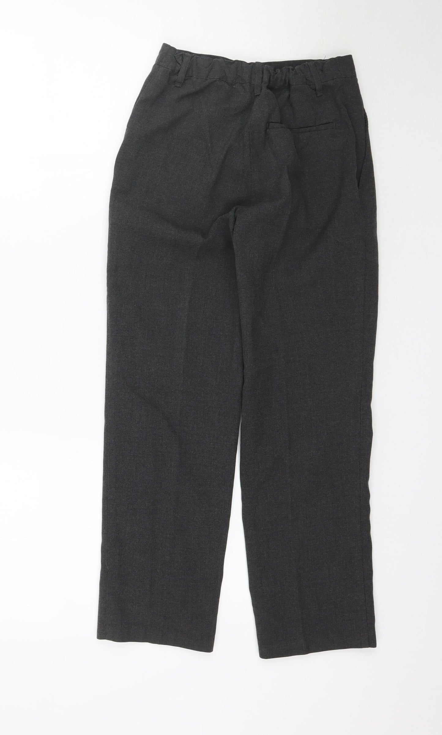 Marks and Spencer Boys Grey    Trousers Size 10-11 Years - School