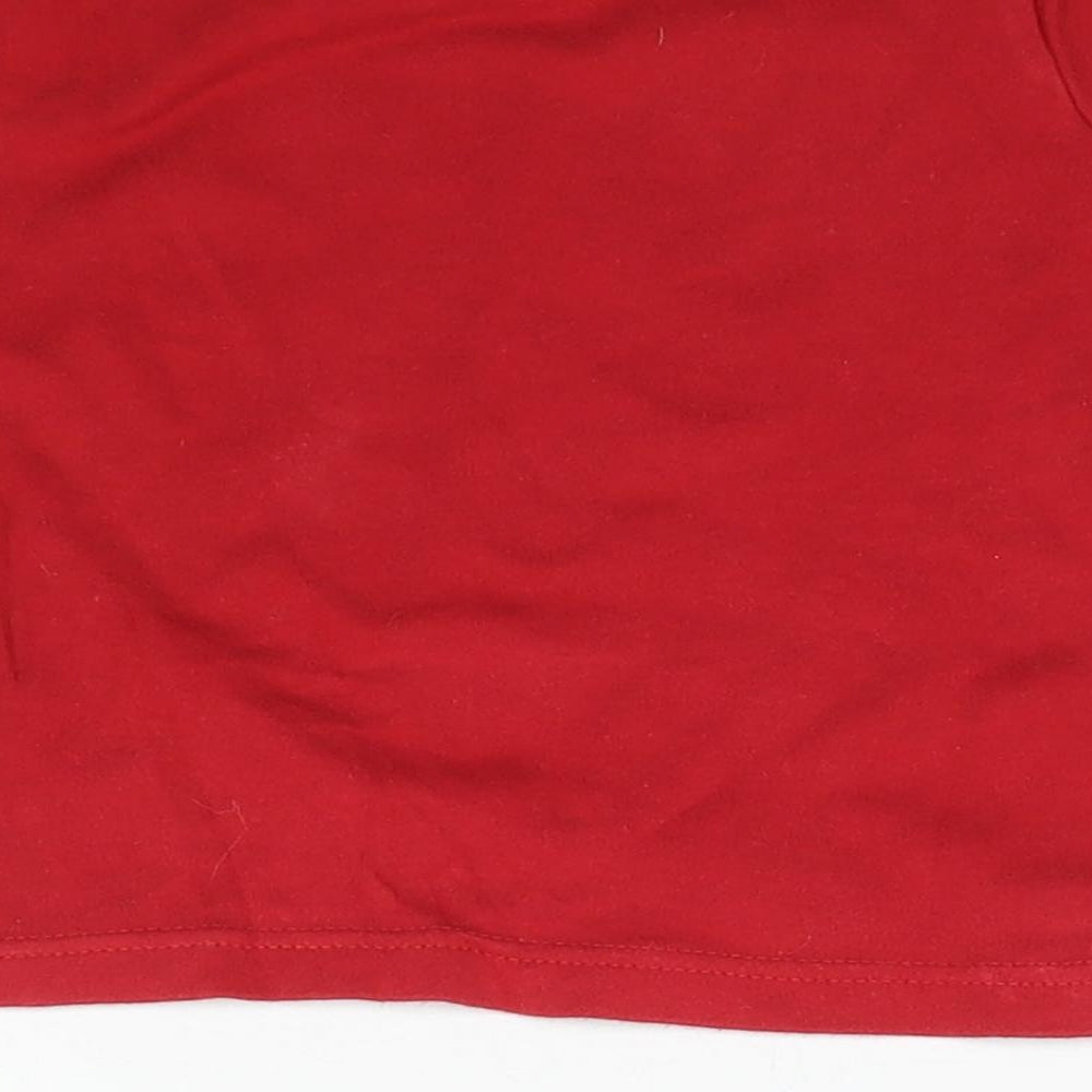 Mothercare Baby Red   Basic T-Shirt Size 9-12 Months  - Here comes Mr. Noisy