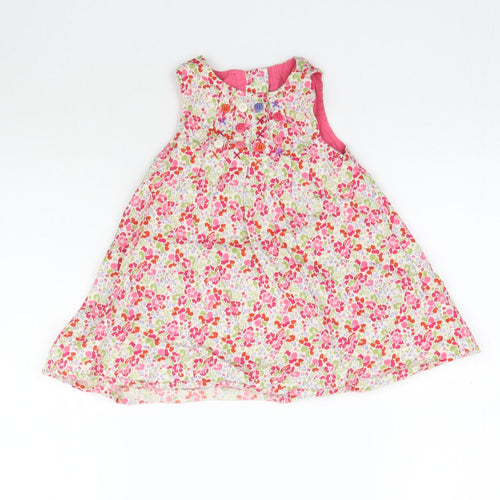 Debenhams Girls Multicoloured Floral  A-Line  Size 6-9 Months