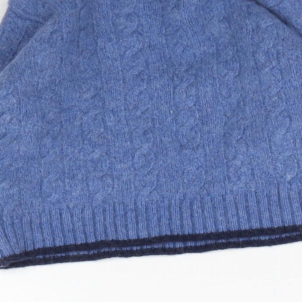 JoJo Maman Bébé Baby Blue  Knit Pullover Jumper Size 12-18 Months