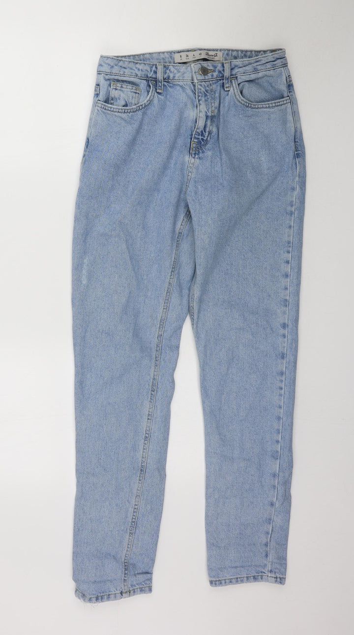 Denim Co. Womens Blue Denim Skinny Jeans Size 8 L31 in