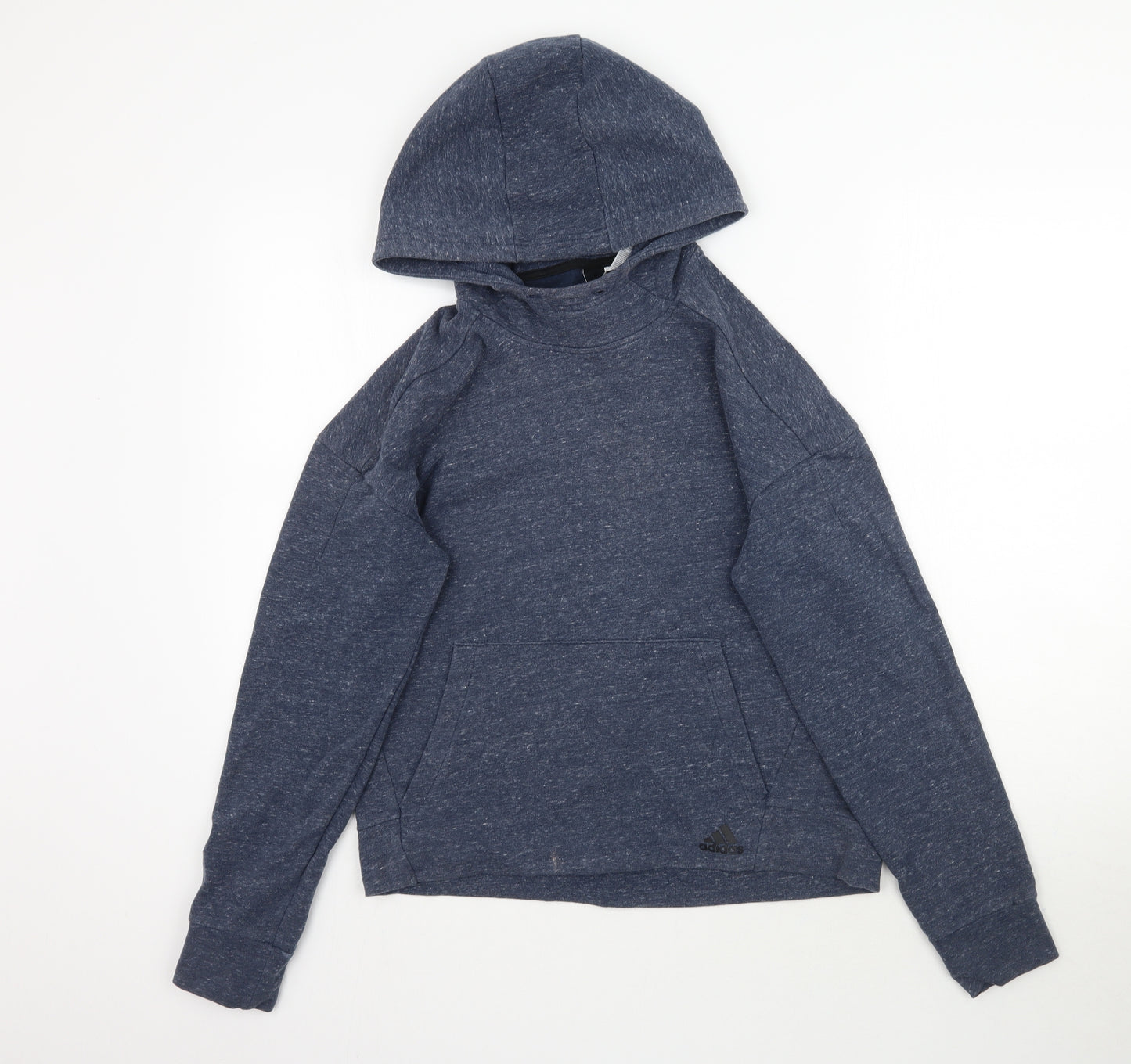 adidas Womens Blue   Pullover Hoodie Size 12